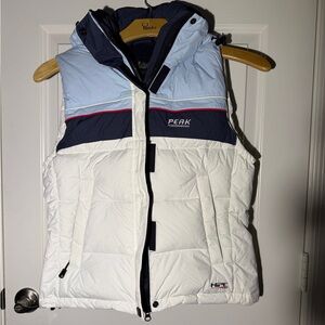 Peak Performance Blue and White Vest